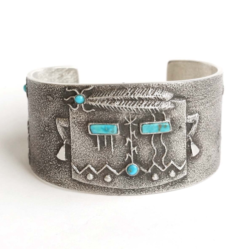 ターコイズ インレイ 18号 1点物 ハンドメイド ズニ族 作家 楽天市場